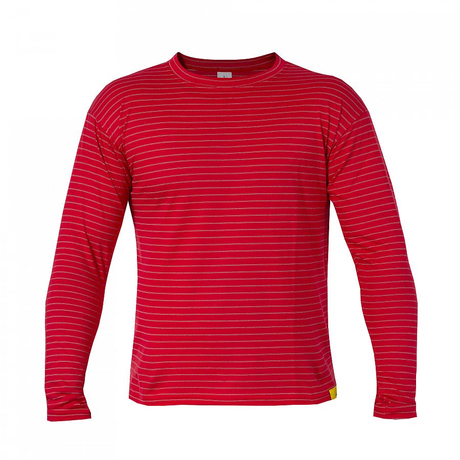 Tričko PXT Antistatic wear červené dlouhý rukáv "U" 160 g/m2, vel. XXXL - Obrázek Tričko PXT Antistatic wear červené dlouhý rukáv "U" 160 g/m2, vel. XXXL - Obrázek